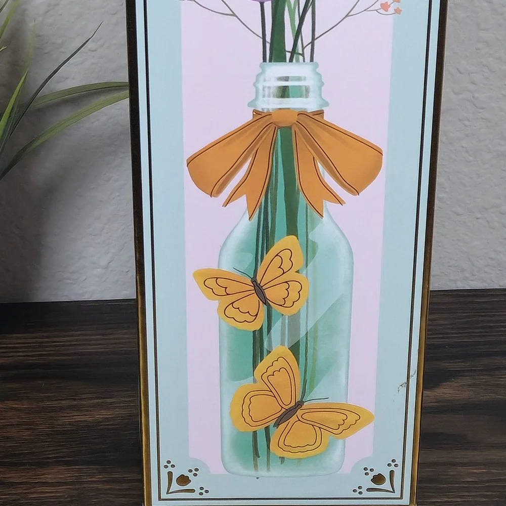 Wine Bottle Gift Box Flower Light-Up Surprise Bubble Machine‎